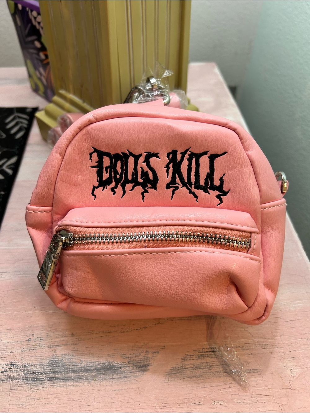 Pink dolls kill logo Mini backpackBag new with tags